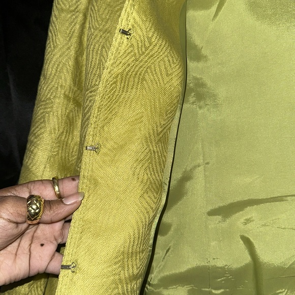 Green maze print blazer - Picture 7 of 7